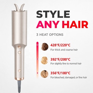 RUCHA 25 mm Automatische Haarverknetzer, Ionen-3 PTC-Heizungen, Anti-Verbrühung, automatisch drehender Curling-Iron - Product Image 4