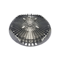 Disipador de Calor para LED y Motor de Uso Industrial, Personalizado, de Alta Calidad, de Aleación de Aluminio Fundido a Presión, con Recubrimiento en Polvo y Mecanizado CNC