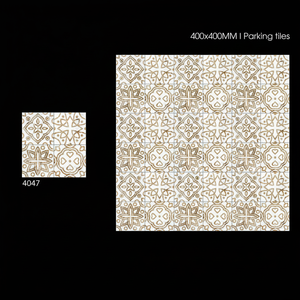 Dalles de stationnement extérieures de qualité supérieure, finition mate, 40x40cm, 400x400mm, revêtement de sol en céramique pour allée, garage, jardin et chemins - Product Image 1