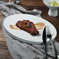 Service de vaisselle blanc PITO, en porcelaine, pour mariage, restaurant, fête, banquet