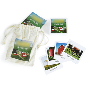 Ensemble de 3 cartes éducatives imprimées sur mesure, durables, portables, pratiques, avec sac en coton à cordon de serrage sécurisé - Product Image 2