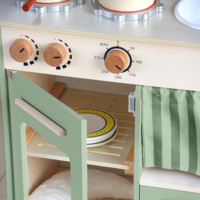 Nouveaux jouets de cuisine en bois pour filles d'âge préscolaire, ensemble de jeu de cuisine éducatif, jeu de simulation, valise de jeu DIY, jouets unisexes