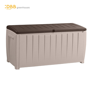High Quality Custom Plastic Polyresin Tools Storage Box All-season Garden Outdoor Storage Box