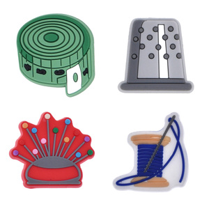 Kids Shoe Decorations <strong>Needle</strong> <strong>Thread</strong> Sewing Accessories PVC Stitching Needlework Sewing Machine Shoe Charms for Clogs - Product Image 4