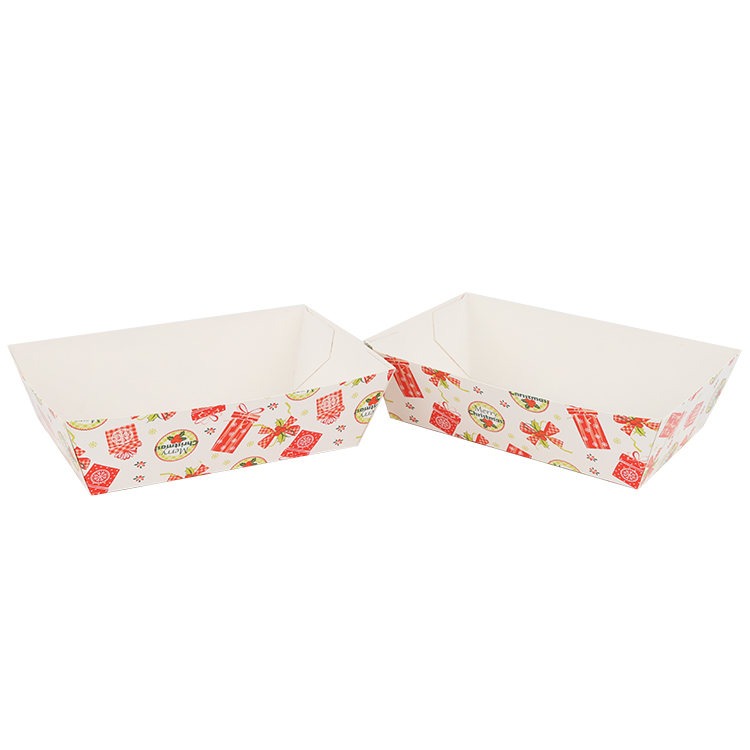 Basket Fast Food Tray French Fries Disposable Paper Boat Box For Restaurant