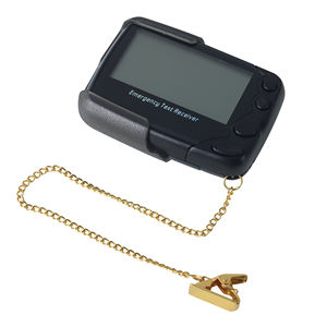 Pager Nirkabel Penerima Pesan Alfanumerik Beeper Pager 137-930mhz Multi-bahasa <span class=keywords><strong>Program</strong></span> Pocsag Beeper untuk Restoran Rumah Sakit - Product Image 3