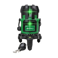 Niveau laser vert à nivellement automatique de qualité supérieure à 5 lignes Ingénierie de rotation automatique pour la décoration intérieure