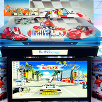 Machine de jeu d'arcade de course à monnayeur en métal, simulateur de conduite, pour centre de divertissement familial - Grande Vente