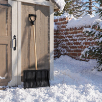 Vente directe usine – Pelle à neige manuelle durable avec manche en bois/métal/alliage pour l'élimination de la glace dans les zones montagneuses – Utilisation longue durée