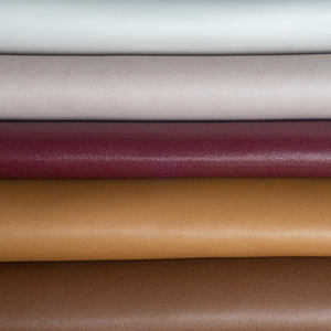 מפעל חלק מבד תבואה פו דמוית עור סינתטי לכיסא ריהוט ריפוד עם בד ארוג - Product Image 4