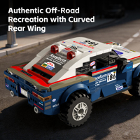 Blocs de construction de voiture de rallye tout-terrain Desert Legend 186, kit de modèle de voiture de course, jouet de collection en briques pour exposition sur bureau