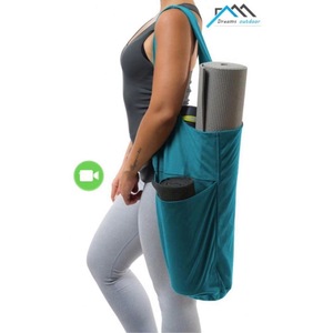 Ensemble sac de yoga et chaussettes antidérapantes, grand sac de yoga, kit de yoga, sac de transport pour tapis de yoga avec poches et bandoulière réglable - Product Image 5