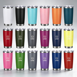 Vaso Térmico para Auto de 20 oz, Doble Pared, Aislado al Vacío, Acero Inoxidable, Interior 304, Exterior 201, Pintura en Aerosol, Personalizable con Logotipo - Product Image 1