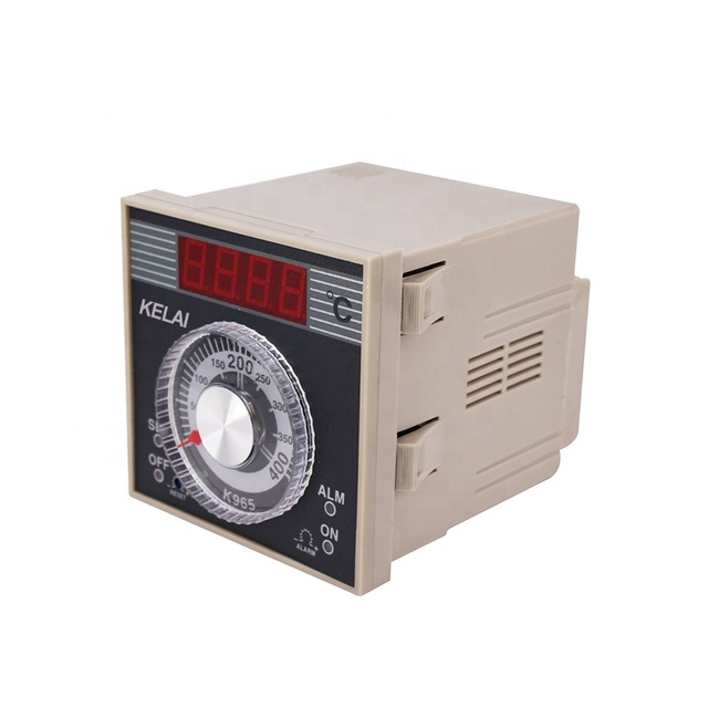 Factory Direct Sale KELAI K965 Digital Smart Knob Thermostat Temperature Controller 96*96 for Incubator Oven 3W Power 1 Year
