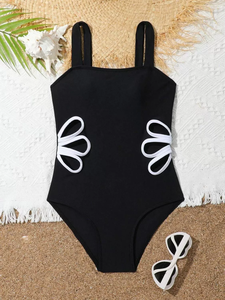 <span class=keywords><strong>Maillot</strong></span> <span class=keywords><strong>de</strong></span> <span class=keywords><strong>bain</strong></span> une pièce à fleurs creuses OEM ODM 8-12 <span class=keywords><strong>ans</strong></span> filles solide grande taille été enfants vêtements <span class=keywords><strong>de</strong></span> plage <span class=keywords><strong>de</strong></span> luxe singulet personnalisé - Product Image 3