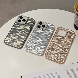 Funda Protectora para Teléfono con Diseño de Ondas de Agua y Láser <span class=keywords><strong>Halo</strong></span>, Electrochapada, para 16, 15 Pro, 14, 13, 12, 11 Pro, de Fábrica OEM - Product Image 3
