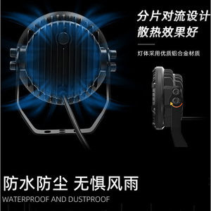 ไฟส่องสว่างแบบวงกลม LED ขนาด 5 นิ้ว 45 วัตต์ สำหรับงานออฟโรด ตัวเรือนอะลูมิเนียมอัลลอย ควบคุมด้วยสวิตช์ไฟแบบ DC - Product Image 4