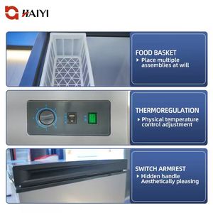 Display Freezer <span class=keywords><strong>prezzo</strong></span> di fabbrica frigo 1000L grande capacità commerciale <span class=keywords><strong>orizzontale</strong></span> <span class=keywords><strong>congelatore</strong></span> profondo - Product Image 4