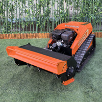 Desbrozadora de Martillos Vigorun con Motor de Gasolina Industrial Euro 5 de 420cc, Control Remoto Inalámbrico Eléctrico