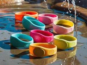 RFID Vòng đeo tay 13.56MHz RFID dây đeo cổ tay Silicone Vòng đeo tay hồ bơi không thấm nước thẻ thành viên - Product Image 4