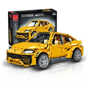 Mork đồ chơi 1:14 đua mô hình xây dựng Racing technol Mô hình xe khối xây dựng bộ