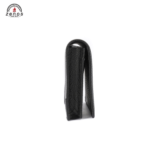 Portefeuille en cuir véritable noir, portefeuille en cuir simple, grande capacité, portefeuille à double pliage avec emplacements pour cartes pour hommes, porte-cartes pour hommes - Product Image 3