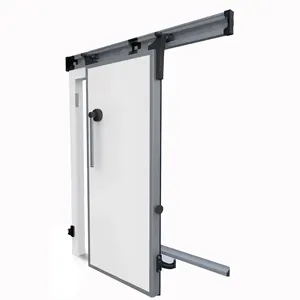 Custom size/metal fittings/push-pull convenience/price discount cold room sliding door