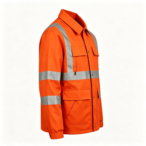 Factory Supply <b>Work</b> Jacket Hi-Vis Reflective Anti-Static Arc Flash Welding Flame Retardant Jacket Suit - Product Image 1