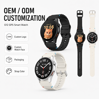 Montre connectée GPS AMOLED 1,43 pouces 2026 G12, 400 mAh, étanche 3 ATM, pour sports de plein air, avec appels Bluetooth