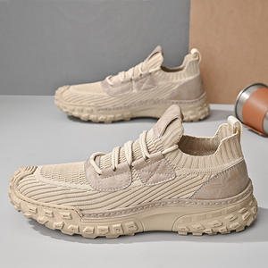 Baskets pour hommes 2025 – Nouveau style, semelle souple antidérapante, chaussures décontractées à lacets, semelle épaisse, tendance et polyvalentes pour le jogging - Product Image 1