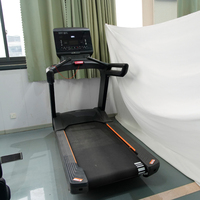 Caminadora Eléctrica Motorizada Comercial con Pantalla LED, Prueba de Frecuencia Cardíaca, Máquina para Correr de Alta Calidad para Gimnasio Profesional