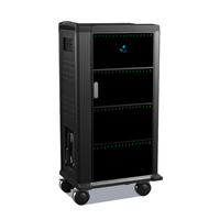 Station de charge mobile 64 ports pour téléphones, tablettes et ordinateurs portables, avec fonction de transfert de données, ignifuge en ABS