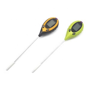 Bốn trong một đất Tester qua biên giới ánh sáng nhiệt độ đất độ ẩm mét axit kiềm pH đất Tester - Product Image 1