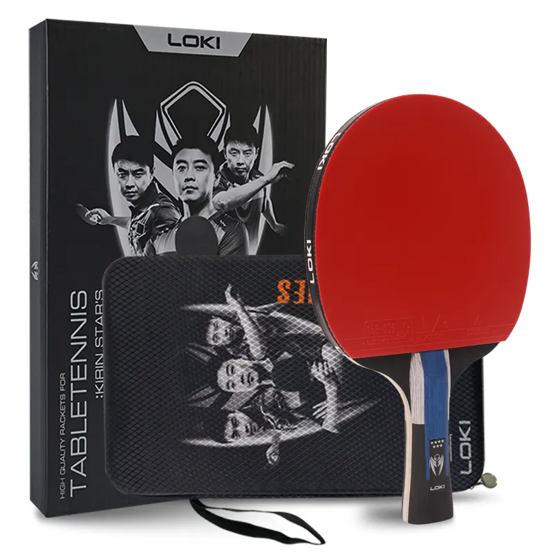 LOKI Raket Tenis Meja K7, Raket Pingpong Kualitas Tinggi Premium Disetujui ITTF untuk Latihan