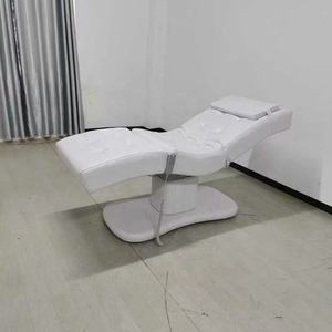 White Beauty Salon Furniture Leather Facial Spa Bed <b>Electric</b> Modern Massage Bed Massage <b>Table</b> with 3 Motors - Product Image 5