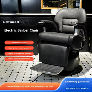 Poltrona da Barbiere Elettrica in Pelle HuiYi, Sedia Reclinabile Telescopica di Alta Gamma per Saloni e <span class=keywords><strong>Parrucchieri</strong></span> - Product Image 2