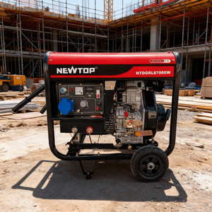 Generador de Soldadura Diésel Silencioso 2 en 1 de 5.5kW 180A con ATS, Soldador Móvil y Generador de Energía para Obras de Construcción Remotas - Product Image 2