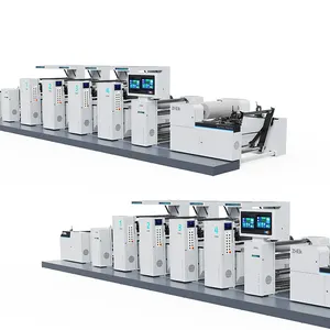 Alta qualidade automática Impressora Saco De Papel Alta Velocidade 8 Color Flexo Printing Machine