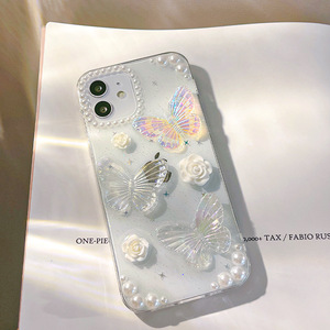 Prix usine clair Transparent mignon papillon Tpu coque de téléphone portable pour Iphone 13 14 16 couverture arrière <span class=keywords><strong>ipone</strong></span> 15 pro max - Product Image 2