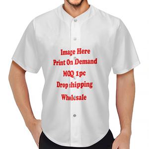 Derniers maillots de baseball éthiopiens Sports personnalisés pour hommes en vrac Impression numérique Respirant Éthiopie Lion Tops Uniforme - Product Image 5