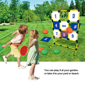 Camping en plein air volant disque lancer Sport jouet en plastique Tic Tac Toe pour adultes et enfants nouvelles idées de <span class=keywords><strong>jeu</strong></span> d'arrière-cour - Product Image 2