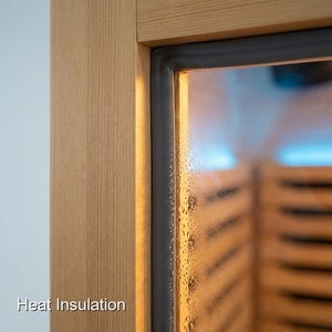 Salle de sauna à chauffage <span class=keywords><strong>bio</strong></span>-céramique favorisant la circulation et soulageant la douleur avec système de contrôle de luminothérapie couleur intégré - Product Image 2
