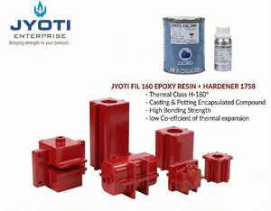 Sistema de Agente de Curado de Resina Epoxi de Dos Componentes Industrial para Fundición Eléctrica de Transformadores JYOTI FIL 160 + ENDURECEDOR 1758 - Product Image 4