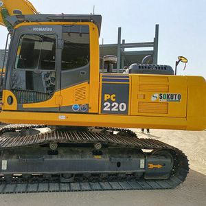 Pelleteuse à PC220-7 rampe Komatsu d'occasion avec moteur Isuzu et roulement inclinés - Product Image 1