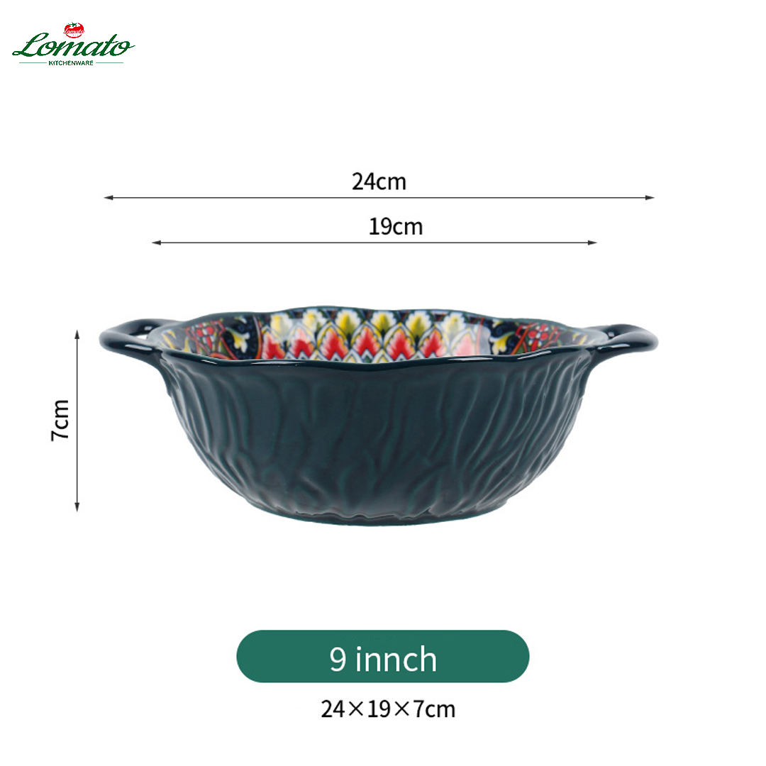 9-inch tree grain soup bowl