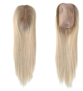 Topper en Soie Sur Mesure de Haute Qualité pour Femmes, Cheveux Humains Vierge Remy, Solution pour la Perte de Cheveux et l'Amincissement <span class=keywords><strong>Capillaire</strong></span> - Product Image 4