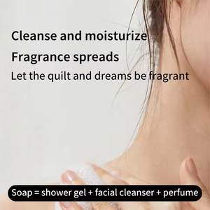 Jabón artesanal de melocotón, refrescante, controla la grasa, para hombres y mujeres, jabón para lavar la cara y el cuerpo, limpieza suave, jabón con aceites esenciales - Product Image 6
