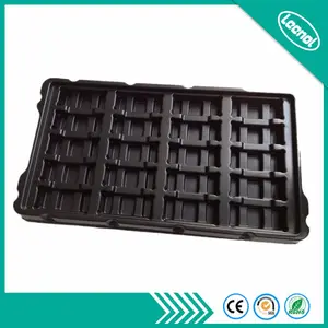 Leenol Custom Packaging Blister Tray Anti-static ESD Plastic Container Blister Packaging Tray Box Pack For Electronics