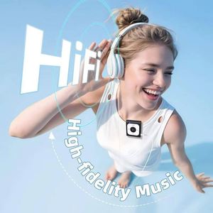 Lettore <span class=keywords><strong>MP3</strong></span>/4 Tascabile Mini Bluetooth con Clip Posteriore, Radio FM, Cuffie, TF, USB e Registrazione Vocale - Product Image 2