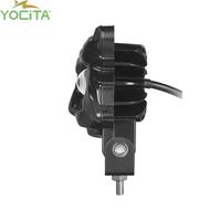 Projecteur LED 12W en forme de hibou diamanté 12000Lm IP67 Étanche Universel Phare avant et feu arrière clignotant pour motos